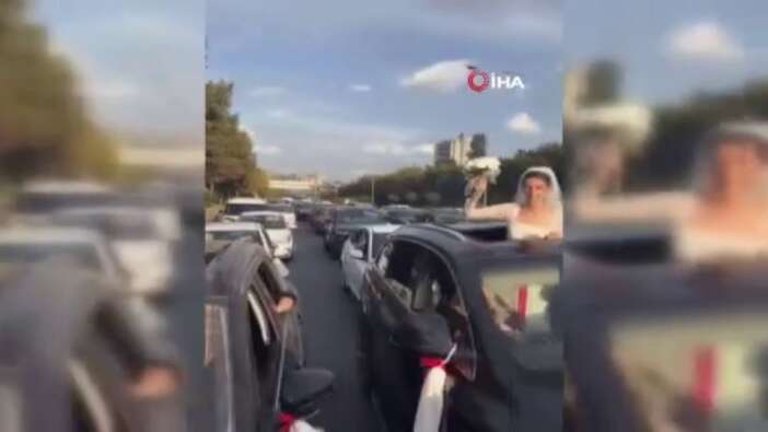 Bayrampaşa’da düğün konvoyunda yolu kapatan magandalara ceza yağdı