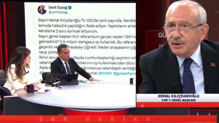 Kemal Kılıçdaroğlu gizli protokolü inkar edince Ümit Özdağ canlı yayında imzalı belgeyi paylaştı