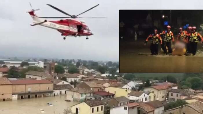 Boris Fırtınası İtalya'da büyük yıkıma neden oldu, bin kişi evlerinden tahliye edildi