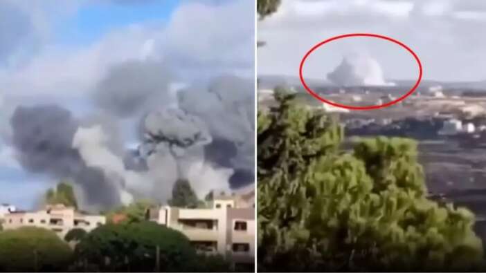Hizbullah'tan İsrail'e füzeli misilleme! Sınır bölgesine 150 roket fırlatıldı...