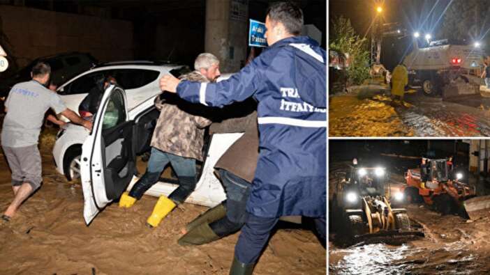 Trabzon'da sel felaketi! Dere taştı, yollar kapandı, cadde ve sokaklar göle döndü, 1 kişi kayıp