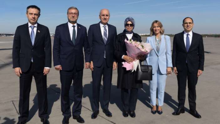 TBMM Başkanı Numan Kurtulmuş Putin’le görüşme üzere Moskova'da