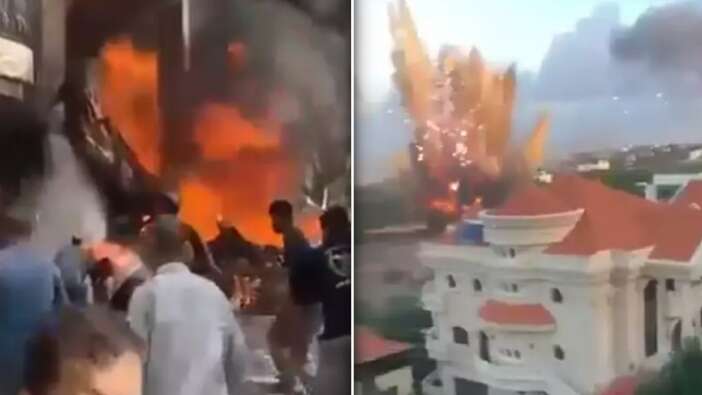 Katil İsrail Lübnan'a bomba yağdırdı! 182 kişi öldü, 700'den fazla yaralı var...
