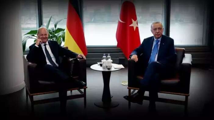 ABD'de vize mesajı! Erdoğan'dan Almanya Başbakanı Scholz'a: Bir an önce çözülmeli