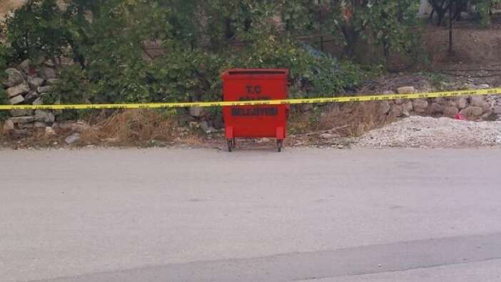 Mersin'de çöp konteynerine poşet içerisinde atılmış bebek cesedi bulundu