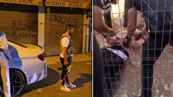 Gaziantep'te çete üyeleri uzun namlulu silahlarla sokağa çıkıp tehditler savurdu!
