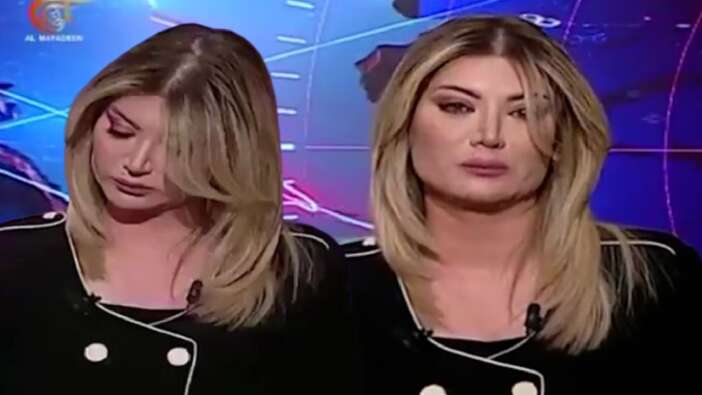 Lübnanlı spiker Nasrallah'ın ölüm haberini canlı yayında göz yaşları içinde verdi