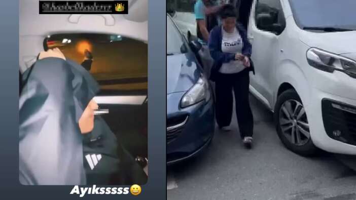 Seyir halindeyken havaya rastgele ateş açan sürücü 1 yıl önceki görüntüden yakalandı