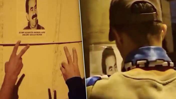 Bu ne cüret! Adana Seyhan'da bebek katili Öcalan'ın fotoğrafları direklere asıldı!