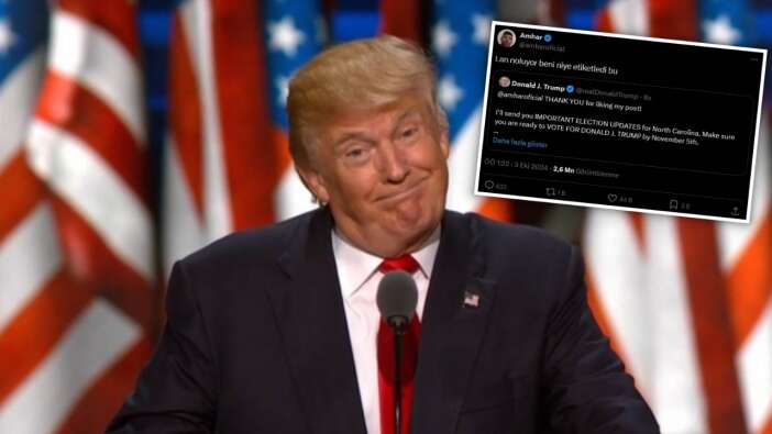 Donald Trump adresi şaşırdı: Türk kullanıcıyı etiketleyip oy istedi! Türk kullanıcılar yorum yağdırdı...