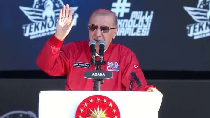 Adana'da TEKNOFEST coşkusu! Cumhurbaşkanı Erdoğan: Bize silah vermeyenlere bugün ihracat yapıyoruz