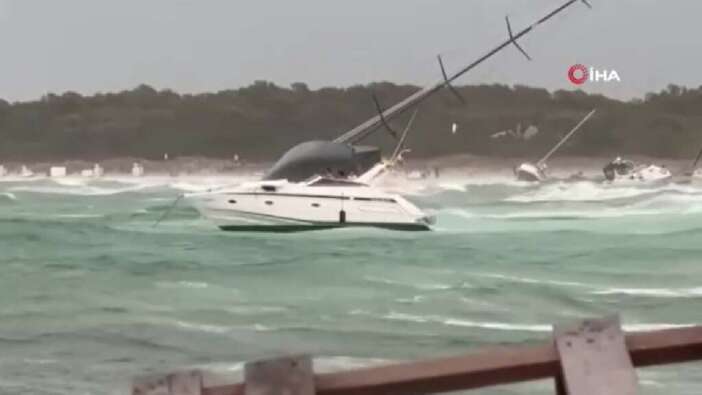 Şiddetli fırtınada 8 kişi yaralandı: İspanya'da ulaşım aksadı!