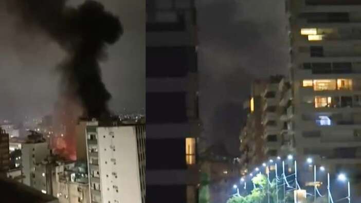 Lübnan'a hava saldırısı: İsrail bu kez de Beyrut'un merkezini bombaladı!