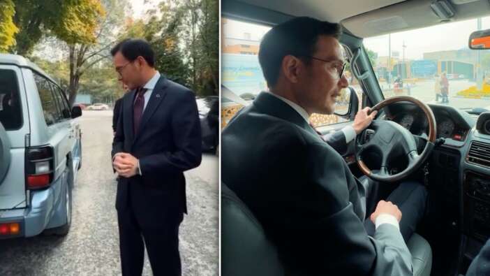 Süper Vali Recep Yazıcıoğlu'nun oğlu babasının makam aracını kullandı: Duygu dolu anlar!