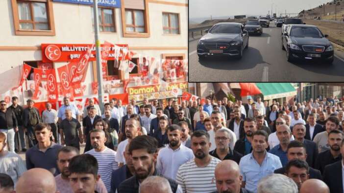 MHP Şırnak İl Başkanlığı'nın yeni il binası açılışına yüzlerce Şırnaklı katıldı