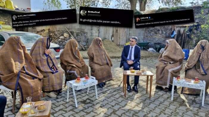 Erzurum Valiliği'nin Dünya Kadın Çiftçiler Günü paylaşımına nefret kustular! Ehram giyen kadınlara büyük saygısızlık!