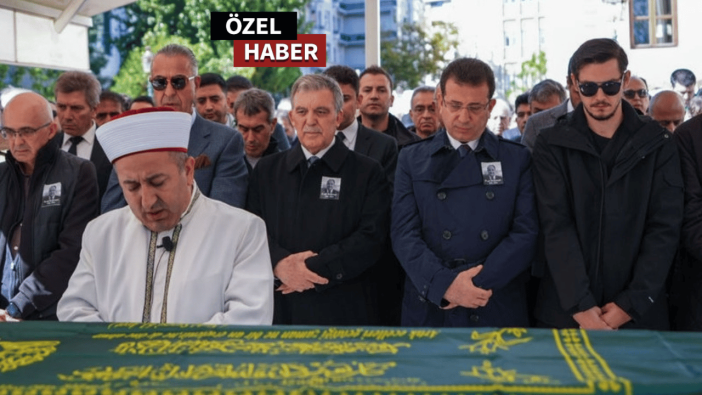 Abdullah Gül ile Ekrem İmamoğlu cenazede buluştu!