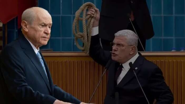 Bahçeli fırlatılan o ipi odasına asacağını açıkladı