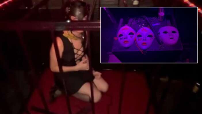 Beyoğlu'ndaki gece kulübüne baskın: Kafesteki kadını kırbaçlama partisi vermişler! 250 liraya 1 kırbaç