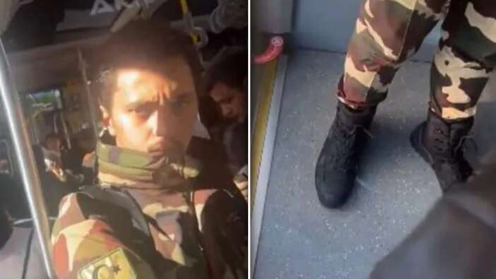 Metrobüse askeri kamuflajla binen kişi gözaltına alındı! Sınır dışı edilecek...