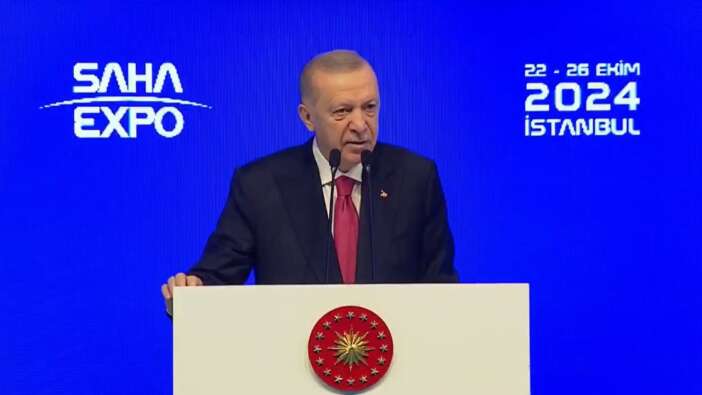 Cumhurbaşkanı Erdoğan'dan SAHA EXPO'da net mesaj:Türkiye tüm tehditleri kaynağında bertaraf edecek!