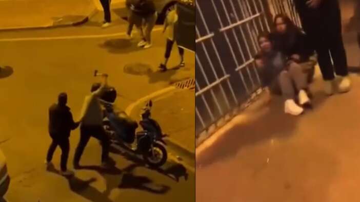 Kocamustafapaşa'da istismar iddiasına baltalı saldırı; adamın motosikletini parçaladı