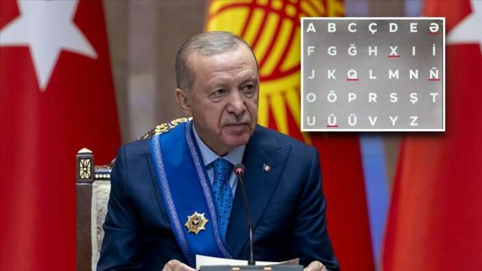 Cumhurbaşkanı Erdoğan Kırgızistan'da tarihi adımı duyurdu: 34 harfli alfabede mutabık kalındı!