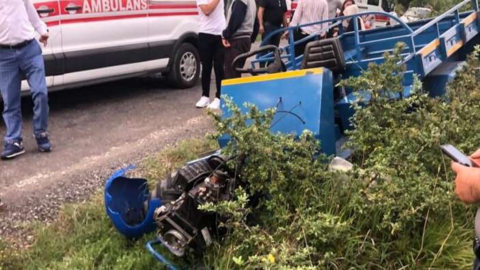 Zonguldak son dakika haberi: Devrilen tarım aracındaki anne öldü, baba ve oğlu ağır yaralandı