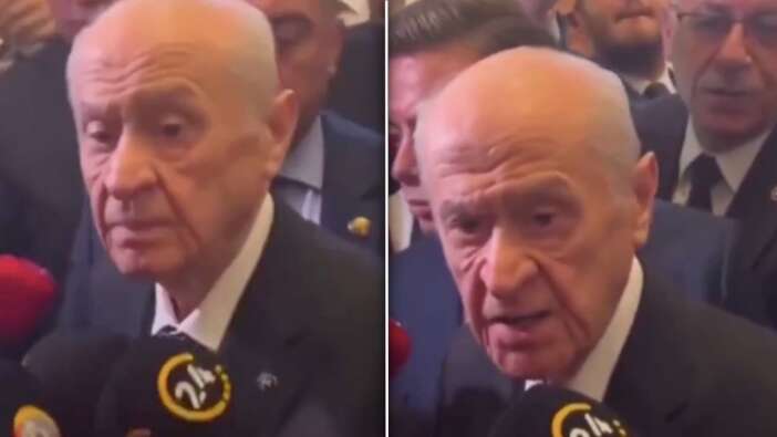 Devlet Bahçeli gazeteciyi fırçaladı! "Mesleği bırak" dedi...