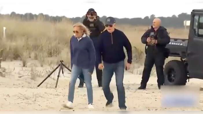 Joe Biden için düşmek bir yürüyüş biçimi