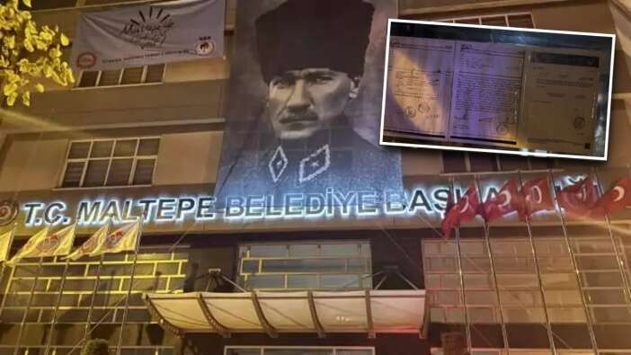 CHP'li Maltepe Belediyesi'nde gece saatlerinde hareketlilik! Grev kararı belediye kapısına asıldı!