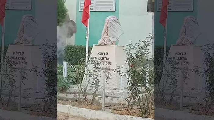 İzmir'de Atatürk büstüne saldırmıştı... Çıkarıldığı mahkemece tutuklandı