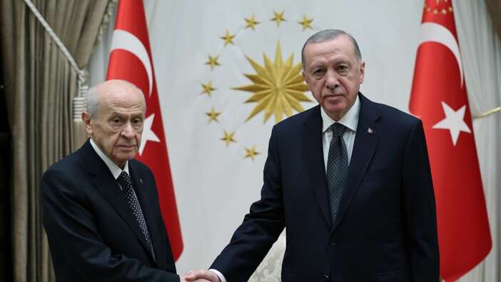 Beştepe'de kritik zirve: Cumhurbaşkanı Recep Tayyip Erdoğan, Devlet Bahçeli'yi kabul etti!