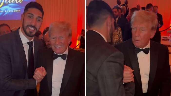İsrail'i güldürdüğü yetmedi... Trump zaferini FETÖ'cü Enes Kanter'le kutladı