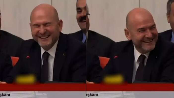 Sırrı Süreyya Önder'in sözünü duyan Süleyman Soylu kahkaha attı... Meclis'te gülümseten anlar