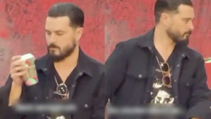 Amerikalı aktör Michael Malarkey, Starbucks kahvesi ikram edilince bakın ne tepki verdi...