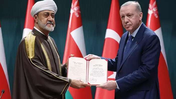 Cumhurbaşkanlığı Külliyesi'nde Devlet Nişanı Tevcih Töreni düzenlendi
