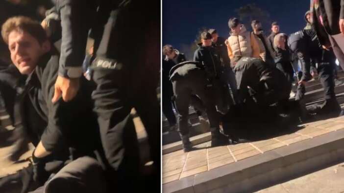Polisin elini ısırıp yumruk attı! Yer: Beşiktaş! Serbest bırakılması tepki çekti...