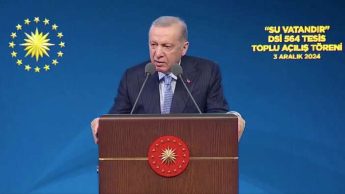 Cumhurbaşkanı Erdoğan'dan muhalefete İzmir Körfezi ve Haliç göndermesi! "Lafa gelince çevreciyiz diyorlar ama adım atmıyorlar"