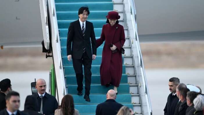 Japonya Veliaht Prensi ve Prensesi Ankara'ya geldi