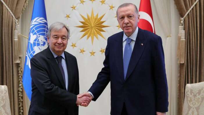 Cumhurbaşkanı Erdoğan, Guterres ile kritik Suriye görüşmesi!