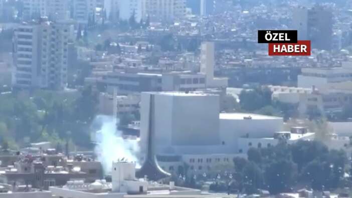 Muhaliflerin ayak sesleri! Şam ve resmi Devlet TV kamikaze drone ile vuruldu