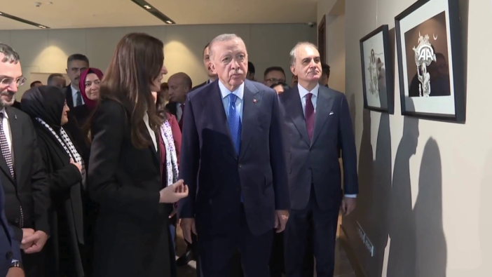 Cumhurbaşkanı ErdoğanFilistin Direnişi Sergisi'ni ziyaret etti