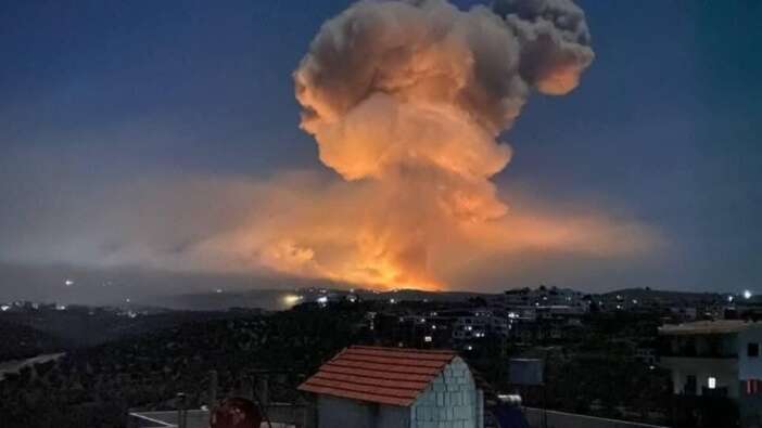 İsrail'den gece yarısı Suriye'ye bombardıman! 2 kritik bölgeye füze yağdırdı...