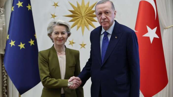 Ankara'da Suriye zirvesi! Cumhurbaşkanı Erdoğan AB Komisyonu Başkanı von der Leyen'i kabul etti