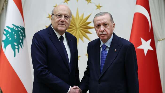 Cumhurbaşkanı Erdoğan Lübnan Başbakanı Mikati ile görüştü!