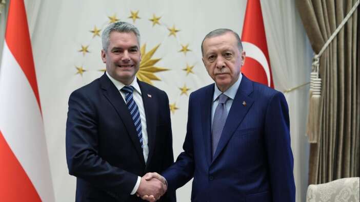 Suriye diplomasisi! Cumhurbaşkanı Erdoğan'dan Avusturya Başbakanı ile kritik görüşme