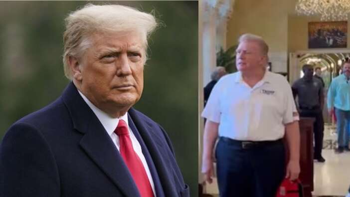 Trump’ın saç devrimi olay oldu! Donald Trump Palm Beach’te yeni imajıyla şaşkınlık yarattı!