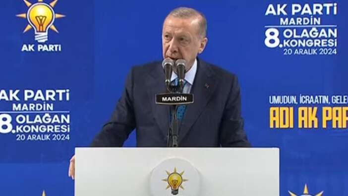Cumhurbaşkanı Erdoğan'dan Mardin'de Özgür Özel'e Suriye göndermesi: CHP seçmeni Bay Kemal'i arar hale geldi