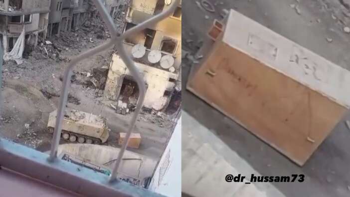 Hastane önünde bomba kapanı! Başhekim paylaştı! İşte İsrail'in katil robotları!